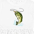 thumbnail image 4 of Inktastic Leaping Bass Fish Girls Toddler Dress, 4 of 5