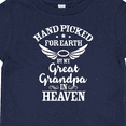 thumbnail image 4 of Inktastic Handpicked for Earth by My Great Grandpa in Heaven Boys or Girls Baby T-Shirt, 4 of 5