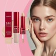 thumbnail image 2 of Brown, moisturizing concealer, 2-in-1 concealer stick, evens out skin tone for a natural makeup look., 2 of 4
