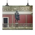 thumbnail image 2 of Print: Main Reading Room. Portrait Statue Of Michelangelo Along The, 2 of 4