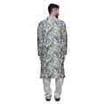 thumbnail image 3 of Atasi Ensemble Kurta-Pyjama Long en Coton pour Hommes, Kurta-Pyjama Décontracté de Designer, Vêtements, 3 of 5