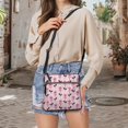 thumbnail image 5 of Eheartsgir Floral Stripe Crossbody Bag Women Purse Satchel, Lightweight Waterproof Sling Bag Fashion for Outdoor Activities Shopping, 5 of 7