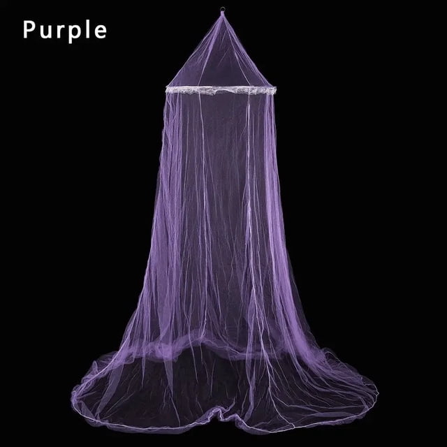 HLONKPrincess Mosquito Net Canopy Encryption Dome Fly Insect Mesh Repellent Protection Single Entry Bed Decoration Home Decor