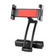 thumbnail image 3 of Bunblic Generic Car Headrest Phone Tablet Holder Rear Seat Tablet Mount Bracket Universal Extendable Backseat Passengers Tablet Stand Red, 3 of 8