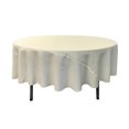 thumbnail image 1 of FunFlags Nappe en Popeline de Polyester 90 Pieds' Ronde Ivoire, Décoration Intérieure, Nappe, 1 of 1
