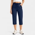 thumbnail image 3 of BUIGTTKLOP Womens Yoga Capri Pants with Pockets Summer Drawstring Capris Joggers Lounge Cropp Pants, 3 of 8