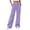 Purple, variant on Hurxie Women's Fleece Lined Sweatpants Foldover Waistband Drawstring Wide Leg Sweat Pants Warm Lounge Pants with Pockets Blue,2XL