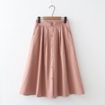 thumbnail image 1 of Vedolay Skirt for Summer Skirt for Women Basic Casual A-Line Mini Flared Stretchy Skater Party Skirt,Pink One Size, 1 of 5