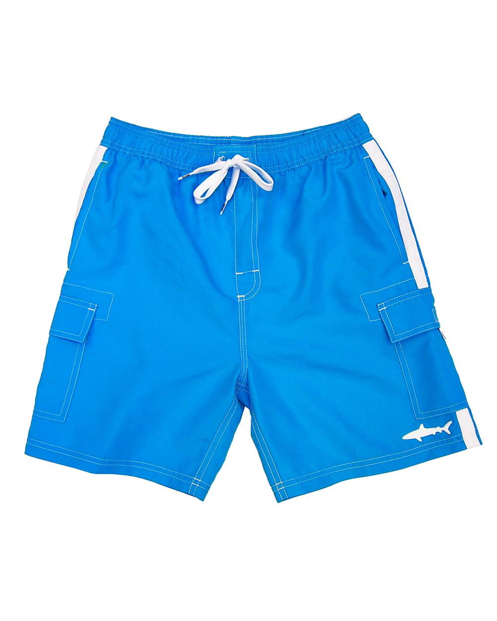 UZZI Kids Swim Shorts Fast Dry Fun Print, Light Blue, Size: 6-8, Uzzi ...