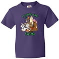 thumbnail image 3 of Inktastic I Love My Farm with Happy Farm Animals Youth T-Shirt, 3 of 5
