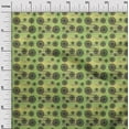 thumbnail image 3 of oneOone Rayon Green Fabric Abstracts Craft Projects Decor Fabric Printed By The Yard 56 Inch Wide, 3 of 5