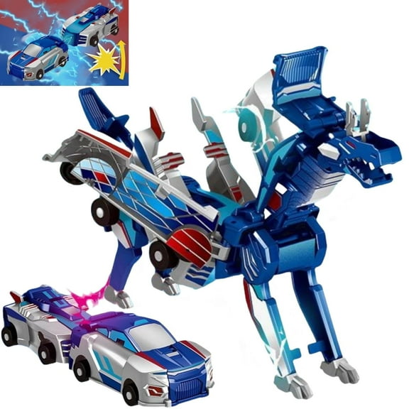 Homchy Magical Car Combined Magnetic Absorption Transformation,2-in-1 Car and Dragon Figure, Toys Kit for Ages 6-12, Creative Gift for Boys and Girls