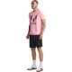 thumbnail image 5 of Camiseta de algodón rosa caramelo con estampado de estilo de vida de Messi para hombre, 5 of 7