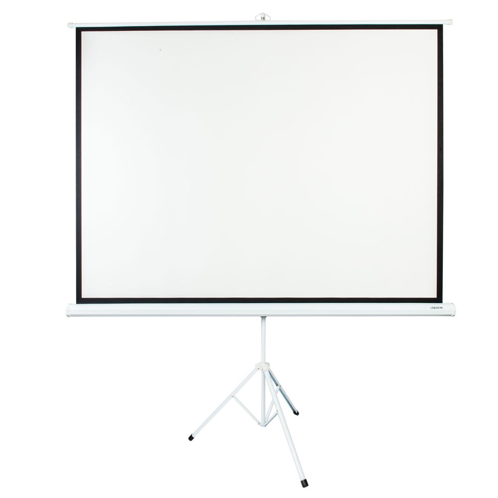 3 Indoor & Outdoor Pull Down Projection Screen with Solid Connecting Knob & Tripod Stand ELEPHAS Portable 100 Inch 4 1.1 Gain, Wrinkle-Free Projector Screen with Stand