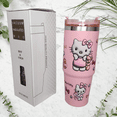 thumbnail image 1 of TERMO HELLO KITTY DE ACERO INOXIDABLE 30 ONZAS CON POPOTE, 1 of 3