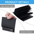 thumbnail image 2 of Tripumer 12 Pcs Self-Stick Pads Sticky Notes Self-Stick Pads 3 x 3 inch Reliable Adhesive Notepads for Office Home Use Black, 2 of 7