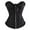Black, variant on NGTEVOOS Shapewear for Women Tummy Control Corset Top Bustier G-string Body Shapewear