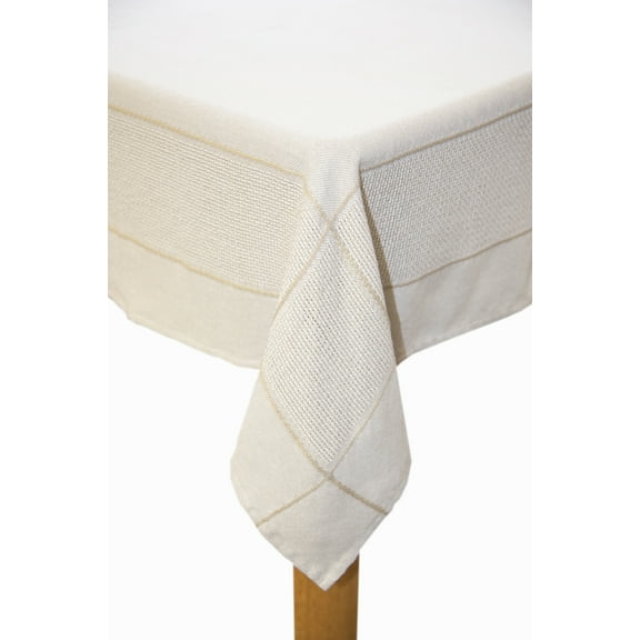 Carlisle 52x70 Cotton/Polyester Tablecloth, Taupe