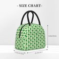 thumbnail image 4 of Vsdgher Insulated Lunch Bag Simple Bento Cooler Bag Lunch Tote Bag , Suitable for picnics, school, work (Broccoli 1 Print ), 4 of 5