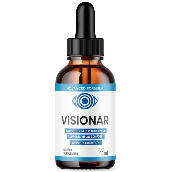 Visionar Vision Support Drops Advanced Formula Eye Health Supplement 30 Servings