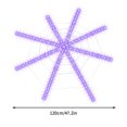 thumbnail image 3 of 100Fens Halloween Decorations Spider Web Lights - 4FT Diameter 70 LEDs with Black Spider, Waterproof Net Lights, Remote Control, 8 Modes Cobweb Halloween Decorations for House Garden Indoor Outdoor, 3 of 9