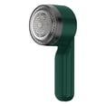 thumbnail image 1 of Máquina afeitadora de ropa recargable potente para quitar bolas de pelo y pantalones verde, 1 of 3
