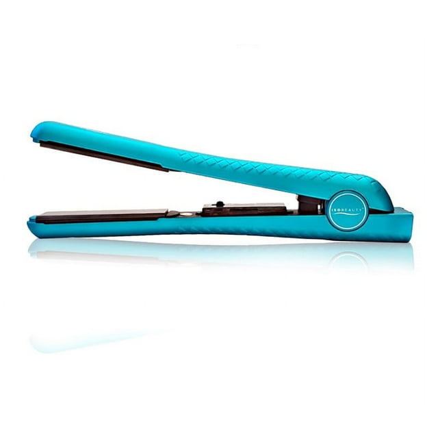 ISO Beauty Diamond Collection Super Spectrum Pro Hair Straightener Flat Iron W/ 1.25 Inch Ceramic and Adjustable Temperature Control Of 180-450°F (Turquoise)