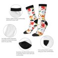 thumbnail image 6 of Goofa Crabs Shrimps Printed Men's Crew Socks, Soft Durable Breathable Moisture-Wicking with Odor Control Cotton socks, 6 of 9