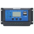 thumbnail image 1 of Controlador de Carga Solar PWM 12V 24V Regulador Inteligente Pantalla LCD Controlador de Cargador de Batería Solar para de Energía Solar ANGGREK Otros, 1 of 9