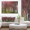 thumbnail image 1 of Sakura Pink Flowers in Thailand - Landscape Canvas Art Print, 1 of 3