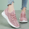 thumbnail image 2 of Daznico Women's Lightweight Walking Shoes - Breathable Gym Sneakers with Cushioned Sole for Workouts & Daily Wear,Color:Pink,Size:8.5, 2 of 9