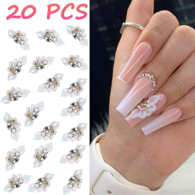 rich girl nail art charms decoration l !~ (3D Rhinestones for Nails, N