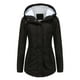 thumbnail image 1 of Parkas de manga larga para mujer, chaqueta lisa de otoño e invierno, de manga larga, con espalda descubierta, cárdigan con capucha, abrigo abrigado con bolsillos, tops, abrigo para mujer, 1 of 5