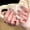 L [Sea salt light bulb], variant on Purely hand-worn nail purple cat Galaxy short Maillard nail art light luxury advanced whitening nail patch
