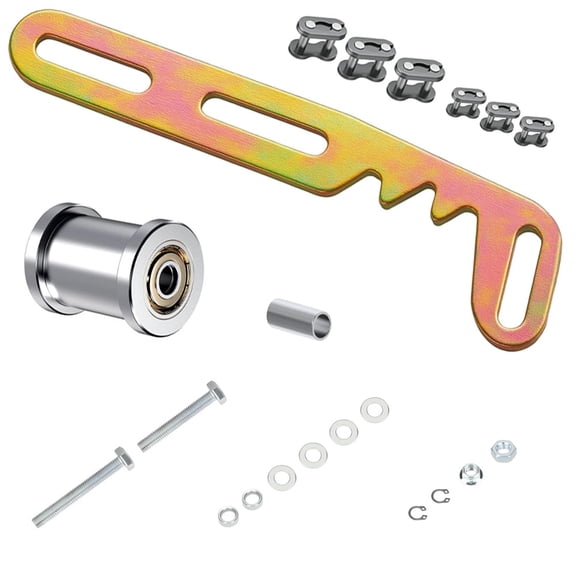 Mini Bike Chain Tensioner Bracket Kit with 8mm Chain Roller For Predator 212cc 224 GX160 Engine Coleman CT200U CT200U-EX BT200X Baja Doodlebug DB30 MB200 Monster Mega Moto 80cc 105 Parts