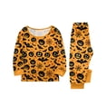 thumbnail image 5 of HTHLVMD Jack O Lantern Pajamas, Family Matching Sleep Set, Yellow Halloween Pjs, Long Sleeve Loungewear, Funny Halloween Pajamas Family Button Up 2 Piece Pajama Set Sleepwear, 5 Years, 5 of 8