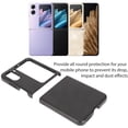 thumbnail image 4 of Funda protectora anticaída de cuero genuino Premium para teléfono plegable Find N2 Flip, 4 of 8
