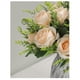 thumbnail image 4 of Flores artificiales, flores falsas, flores de imitación, juego de regalo para mujer, hermosas flores artificiales de seda falsas, ramo de boda de San Valentín, decoración nupcial, el soporte, 4 of 4