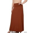 thumbnail image 2 of Zenana Women & Plus Basic Relaxed Foldable High Waist Draped Maxi Skirts, 2 of 3
