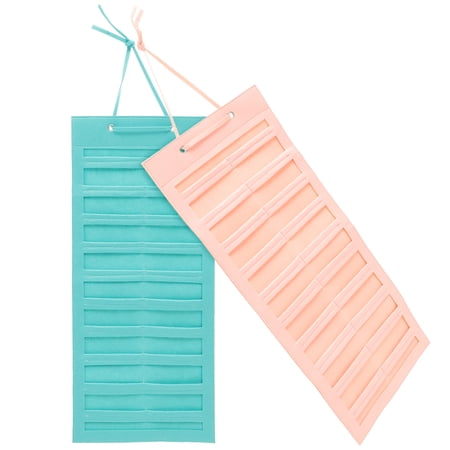 NUOLUX 2Pcs Hair Bow Holder and Hanging Hair Clip Organizer for Home Party Storage Assorted Color