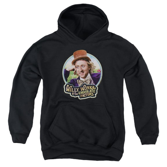 Willy Wonka And The Chocolate Factory - Its Scrumdiddlyumptious - Youth Hooded Sweatshirt - Small