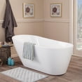 thumbnail image 4 of Altair Design Shaia 67" x 32" Freestanding Soaking Acrylic Bathtub in White, 4 of 7