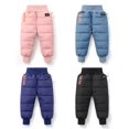 thumbnail image 2 of XBASW 9M-5T Boys Girls Snow Pants Toddler Baby Winter Warm down Cotton Pant Thick Trousers, 2 of 10