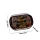 thumbnail image 3 of Caja de almacenamiento portátil ZJT250130411 | Mini organizador transparente con 6 compartimentos | Sellado, resistente al acolchado, ligero y compacto (10 x 7 x 2,4 cm) | Pastillero de viaje, or, 3 of 5