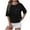 Black, variant on Womens Tops Casual Round Neck Tshirts for Women T Shirts for Women Loose Fit Womens Shirts