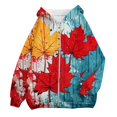 thumbnail image 5 of WZXFASHION Chandail à Capuche Décontracté pour Femmes avec Fermeture Éclair à Cordon, Liquidation de Printemps, 5 of 5