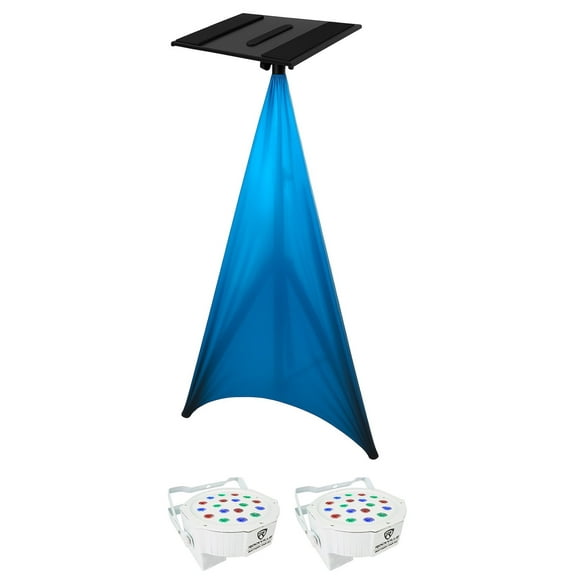 Rockville Lighting Stands For Moving Head/Gobo/Beam/Spot Light Scrim Up-Light