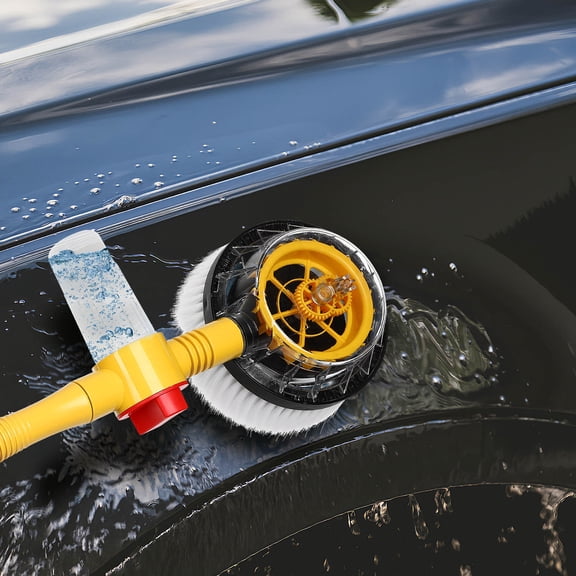 BESTYASH Rotating Foam Brush with Detergent Dispenser Car and Home Cleaning Tool