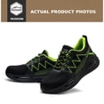 thumbnail image 5 of TREADVAULT Men's and Women's Steel Toe Safety Work Sneakers, Kevlar Puncture-Resistant, Anti-Slip, Breathable, Soft Flexible, 5 of 14