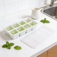 thumbnail image 5 of EGNMCR 8 Silicone Ice Tray Press Type Soft Bottom Ice Maker With Lid Food Freezer ice cube tray, 5 of 5